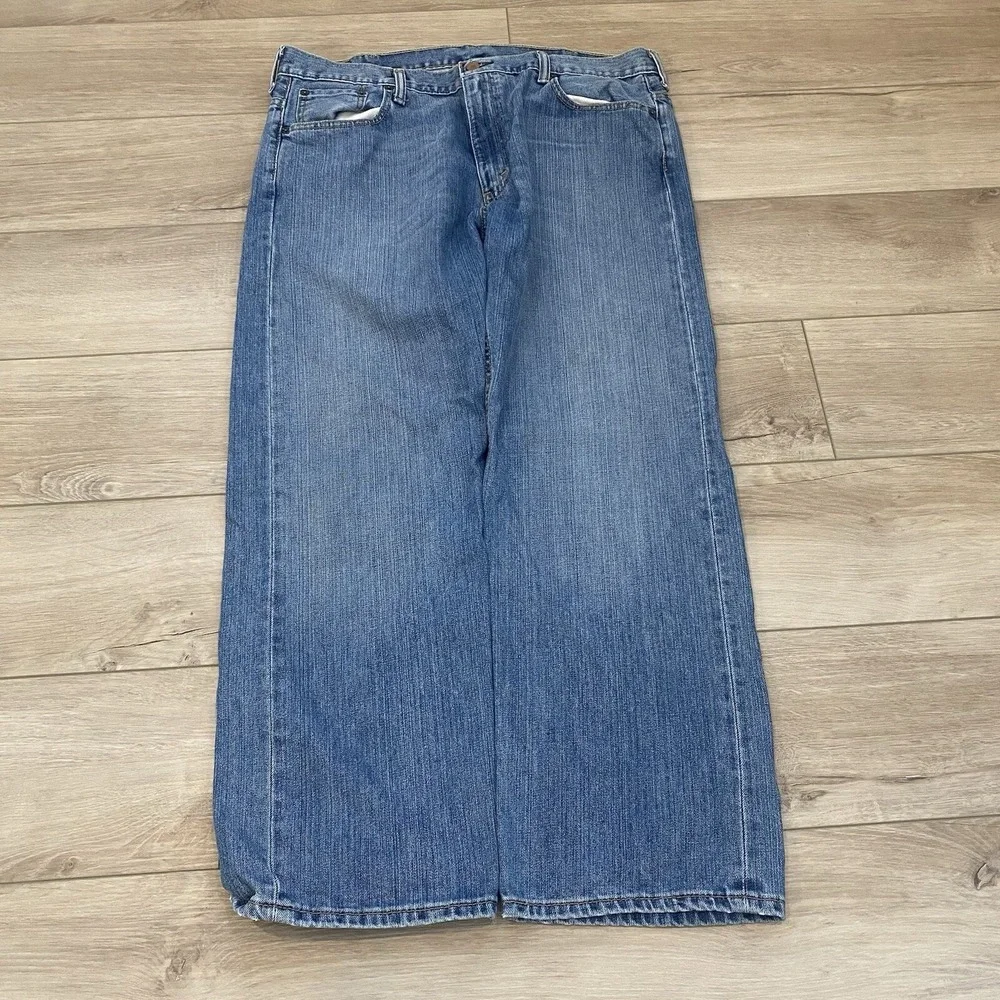 Levis 560 Jeans Men's Size 37x30 Blue Baggy Loose Fit Medium Wash Denim Grunge